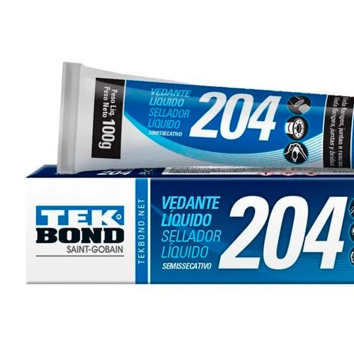 Adesivo vedador semissecativo 100g branco - 204 Adesivo vedador semissecativo 100g branco - 204