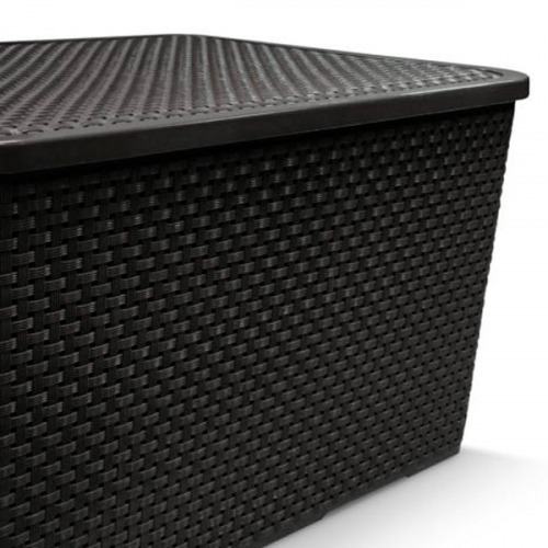 Kit 2 Caixas organizadoras com tampa 15 litros - Rattan