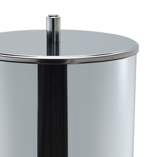 Lixeira inox 5,4L com tampa 18 x 23 cm Decorline - 3030/202