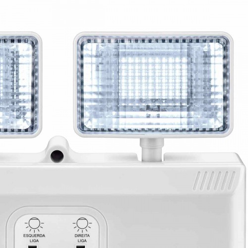 Lumin�ria de emerg�ncia LED 2.000 l�mens com 2 far�is - 48LEM2KL0000  110V/220V