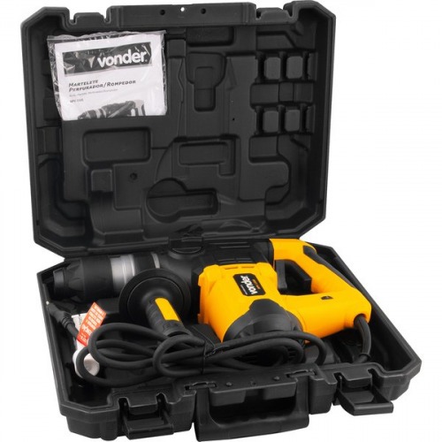 Martelete Perfurador e Rompedor 1500W 5,5 joules com maleta SDS Plus - MPV 1500  220V