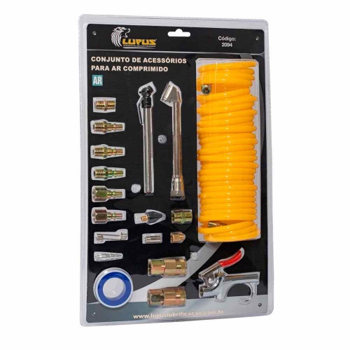 Kit de acess�rios para compressor de ar com 20 pe�as - 2094