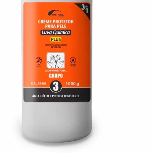 Creme protetor para a pele Luva qu�mica gr3 - 1 kg
