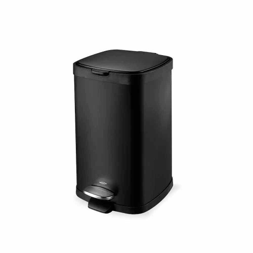 Lixeira a�o carbono 12L com pedal e balde Frame - 3065/100