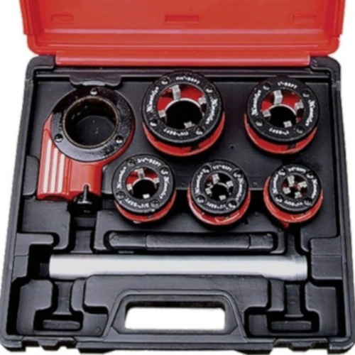 Jogo de tarraxa manual para canos 8 peças de 1 Jogo de tarraxa manual para canos 8 peças de 1