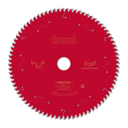 Disco de serra para madeira 250 x 30 mm 80 dentes - F03FS09804