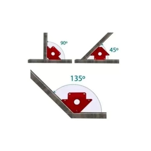Esquadro magn�tico para solda capacidade 23 kg - 50 LB