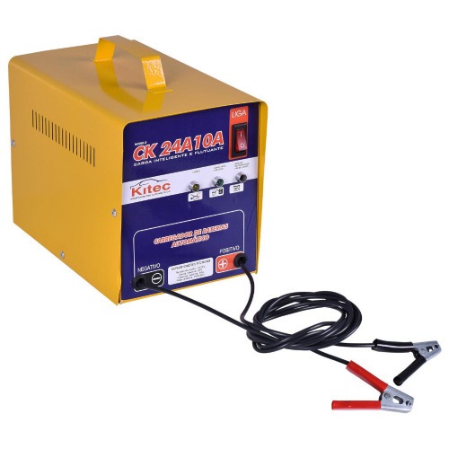 Carregador de bateria portátil 12/24V 10A - CK24A10A 110V/220V Carregador de bateria portátil 12/24V 10A - CK24A10A 110V/220V