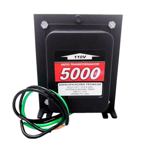 Transformador de voltagem para pot�ncia at� 3600 watts - 5000VAT