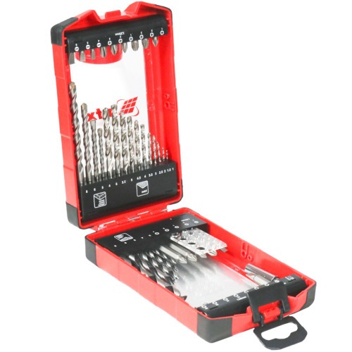 Jogo de acess�rios para furar e parafusar com 44 pe�as