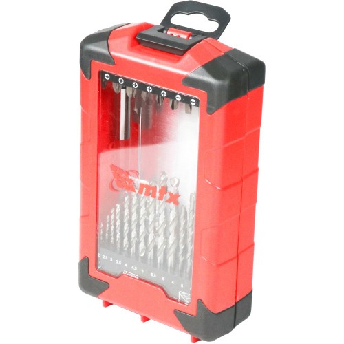 Jogo de acess�rios para furar e parafusar com 44 pe�as