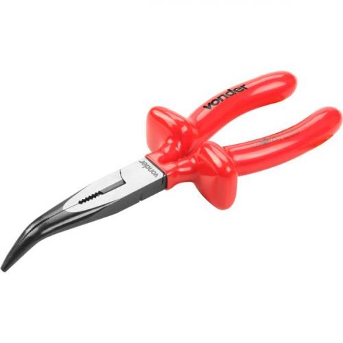 Alicate bico meia cana curvo isolado 8 Alicate bico meia cana curvo isolado 8