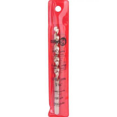 Broca de widea para concreto 8 mm