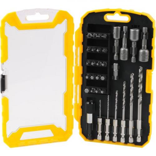 Jogo de bits brocas e soquetes com 32 pe�as 