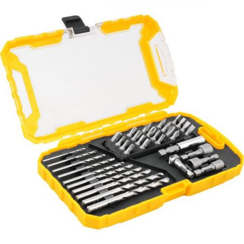 Jogo de bits brocas e soquetes com 35 pe�as 