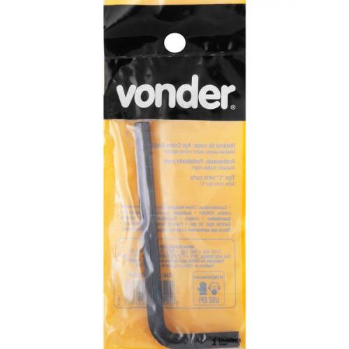 Chave allen 7 mm a�o cromo van�dio