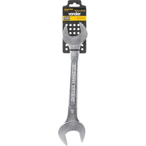 Chave fixa 38 x 42 mm em a�o cromo van�dio