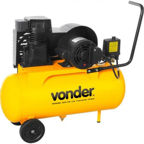 Compressor de ar 7,4 p�s 23,5L 1,5 hp 125 lbs monof�sico  220V