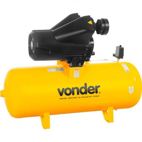 Compressor de ar 20 p�s 183L 5 hp 175 lbs trif�sico - VDCSV