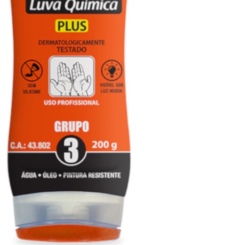 Creme protetor para a pele Luva qu�mica gr3 - 200g