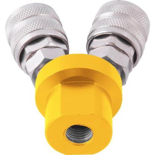 Engate r�pido duplo para ar comprimido  