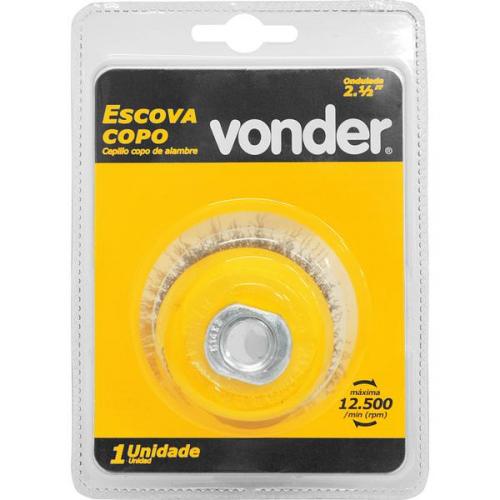 Escova de a�o ondulada tipo copo 2.1/2