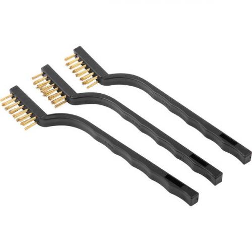 Jogo de escovas manuais em lat�o com 3 pe�as