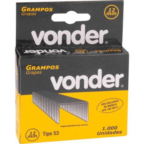 Grampo 12 mm para grampeador GPE 168 com 1.000 pe�as