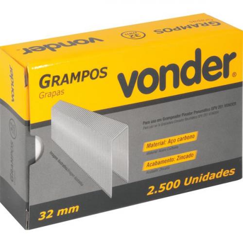 Grampo 32 mm para grampeador GPV 201 com 2.500 peças Grampo 32 mm para grampeador GPV 201 com 2.500 peças