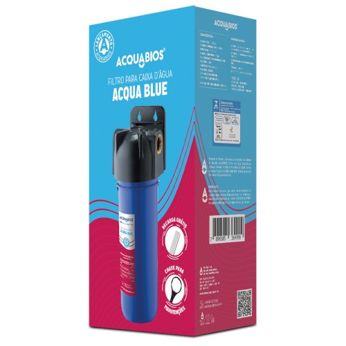 Filtro para caixa D'�gua com rosca met�lica - Acqua Blue
