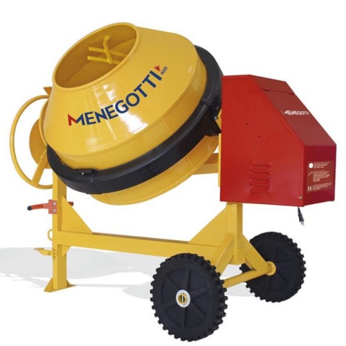 Betoneira 400 litros com motor 2 hp monof�sico com kit el�trico de seguran�a - Rental  220V