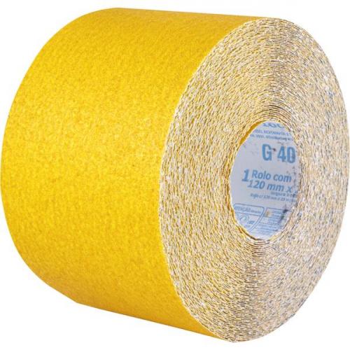 Lixa papel em rolo 120 mm x 25 m G 40 -  LP 100