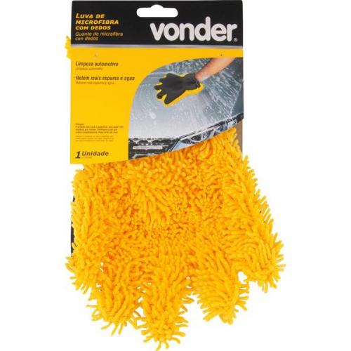 Luva de microfibra multiuso com dedos  