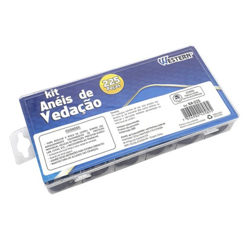 Jogo de an�is de veda��o com 225 pe�as - NA-225