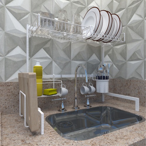 Organizador cozinha autossustent�vel 63 cm 14 pe�as - Essence
