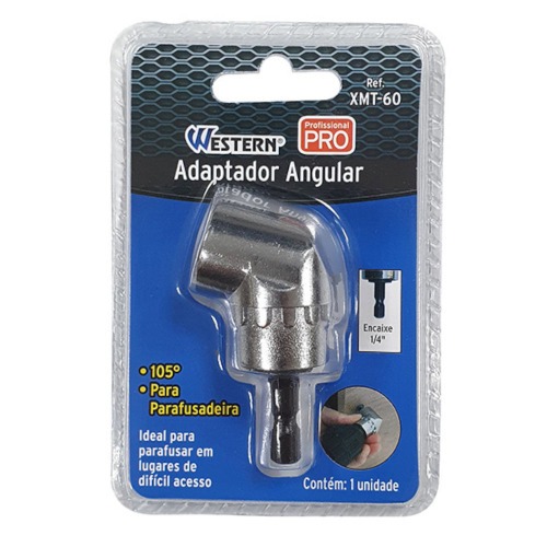 Adaptador angular 105� de soquete encaixe 1/4