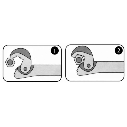 Chave para tubos auto ajustável abertura de 8 a 32 mm Chave para tubos auto ajustável abertura de 8 a 32 mm