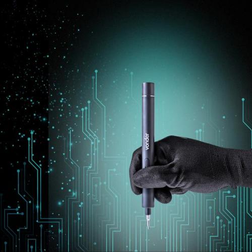 Parafusadeira de precisão para celulares e eletrônicos a bateria com estojo e 19 bits Parafusadeira de precisão para celulares e eletrônicos a bateria com estojo e 19 bits