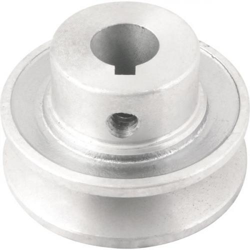 Polia de alum�nio 1 canal perfil A 60 mm com furo de 5/8