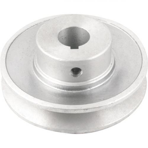 Polia de alum�nio 1 canal perfil A 90 mm com furo de 3/4