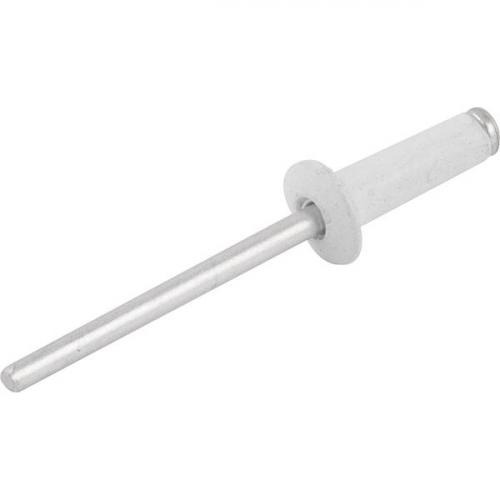Rebite de repuxo 4,0 mm x 12 mm branco com 100 pe�as