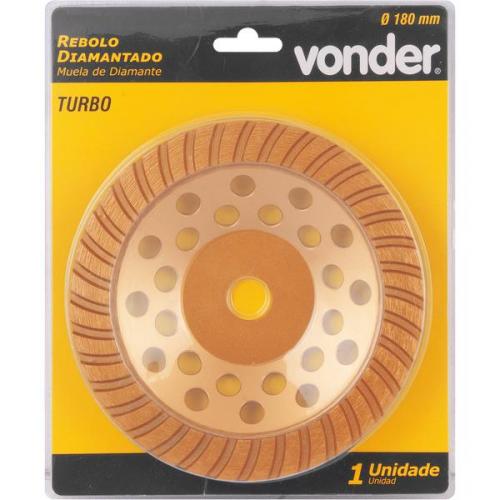 Disco de desbaste diamantado 180 mm turbo