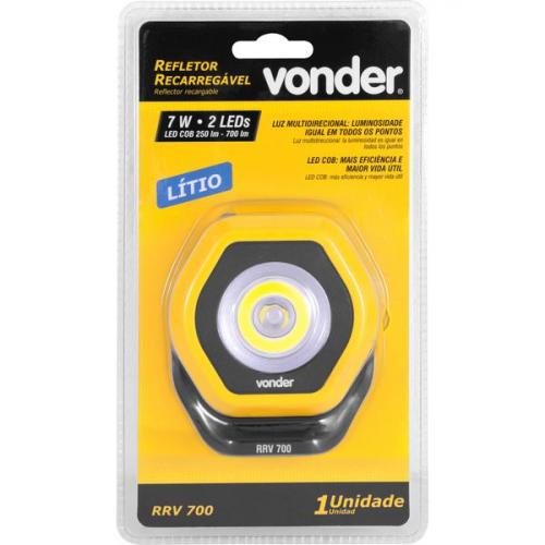 Refletor recarreg�vel LED COB 700 lm - RRV 700 