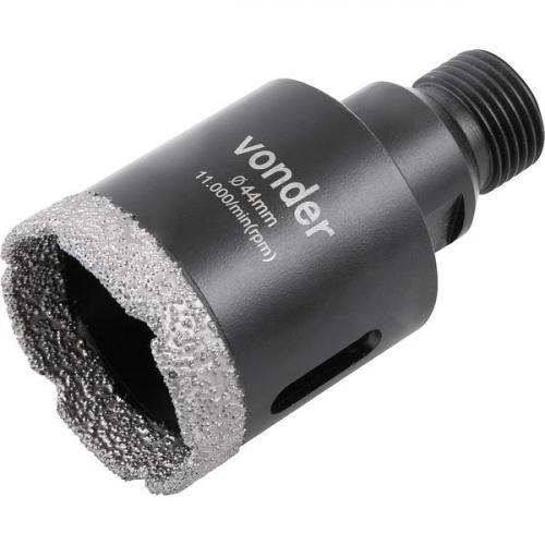 Serra copo diamantada 44 mm para esmerilhadeira