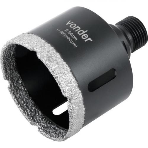 Serra copo diamantada 64 mm para esmerilhadeira - 36.17.200.064