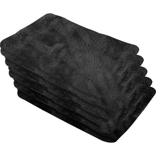 Toalha de microfibra 30 cm x 40 cm 200 g/m� com 5 pe�as 