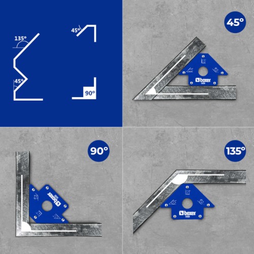 Esquadro magn�tico para solda capacidade 25 Kg