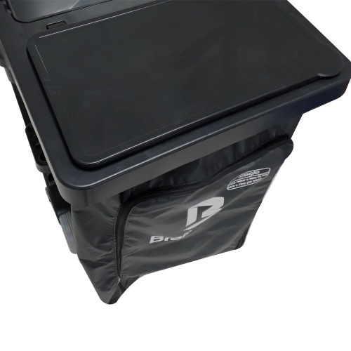 Carro funcional com bolsa 90L Am�rica Black - CFBLACKT