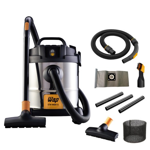 Aspirador de p� e liquido 1400 watts 12 L - GTW INOX 12  220V