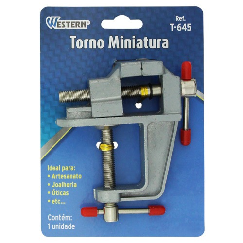 Torno de bancada fixo tipo mini 35 mm - T-645